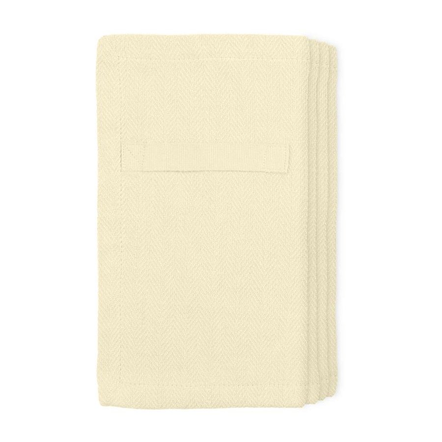 The Organic Company Stoffservietten 4er Set, 20x20 cm, Pale Yellow