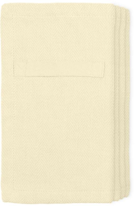 The Organic Company Stoffservietten 4er Set, 20x20 cm, Pale Yellow