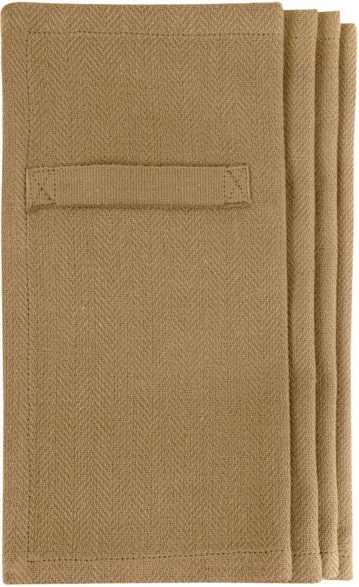 The Organic Company Stoffservietten 4er Set, 20x20 cm, Khaki