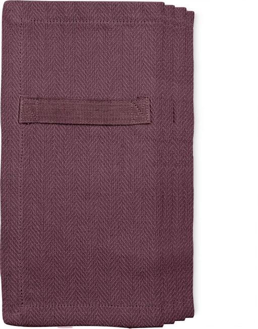 The Organic Company Stoffservietten 4er Set, 20x20 cm, Maroon