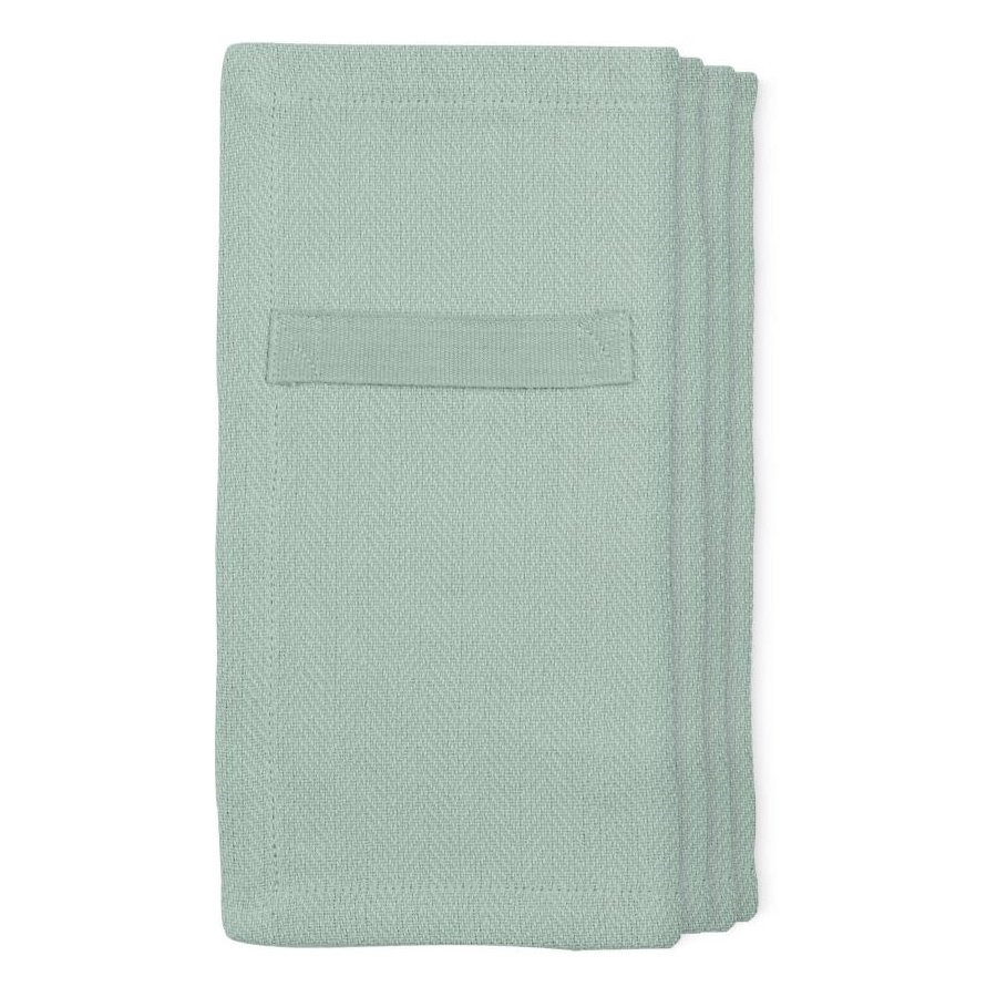 The Organic Company Stoffservietten 4er Set, 20x20 cm, Dusty Mint