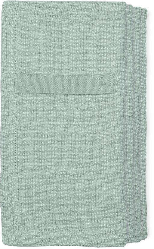 The Organic Company Stoffservietten 4er Set, 20x20 cm, Dusty Mint