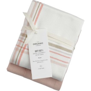 The Organic Company Viskestykkegavest 53x86 cm, Floral