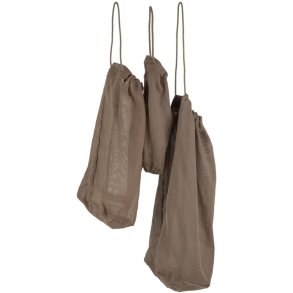 The Organic Company Wiederverwendbare Stoffbeutel 3er Set, Clay
