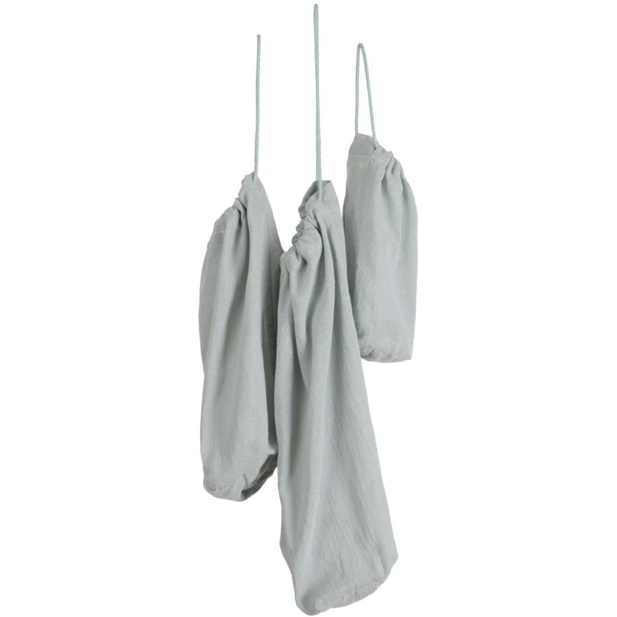 The Organic Company Wiederverwendbare Stoffbeutel 3er Set, Dusty Mint