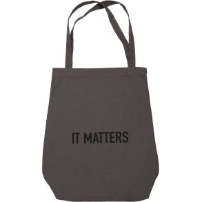 The Organic Company Tragetasche 35x50 cm, Dunkelgrau