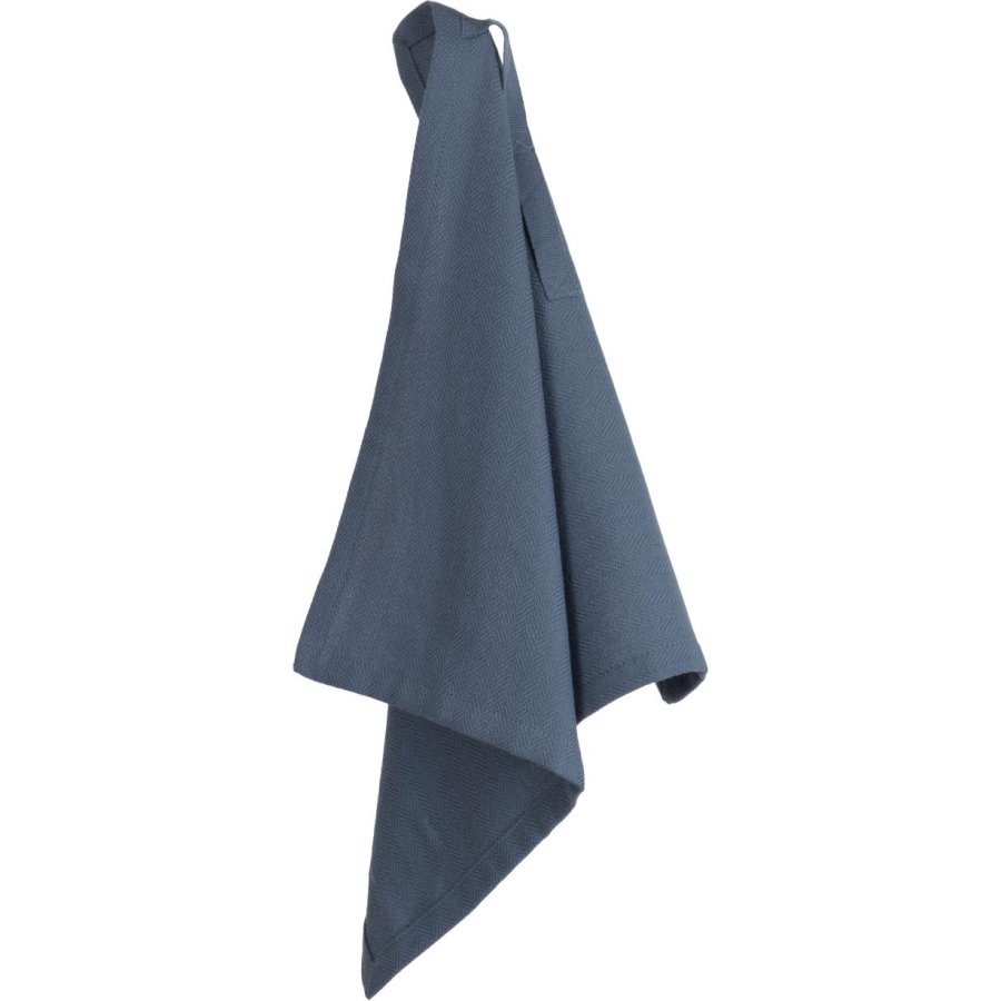 The Organic Company Stoffservietten 4er Set, 35x40 cm, Grey Blue