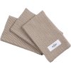 The Organic Company Spllappen  3er Set 30x35 cm, Clay Stone