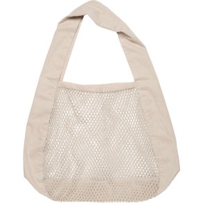 The Organic Company Netz-Umhängetasche 45x44 cm, Hellbeige