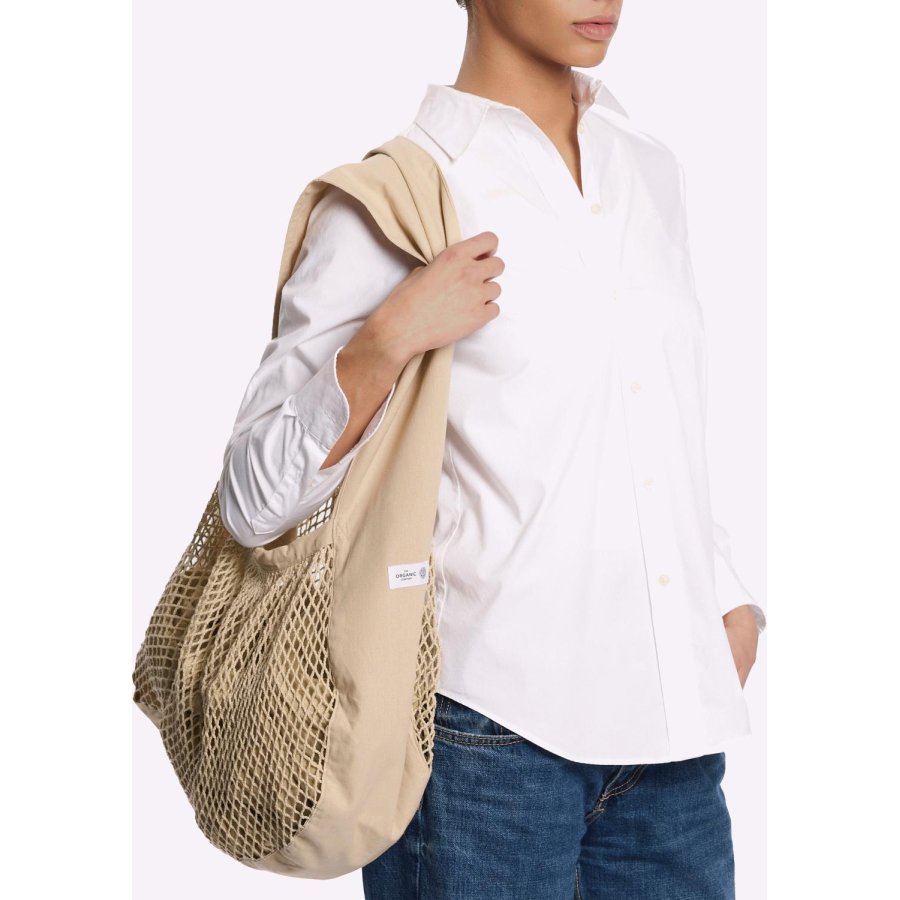The Organic Company Net Schultertasche 45x44 cm, Pale Honey