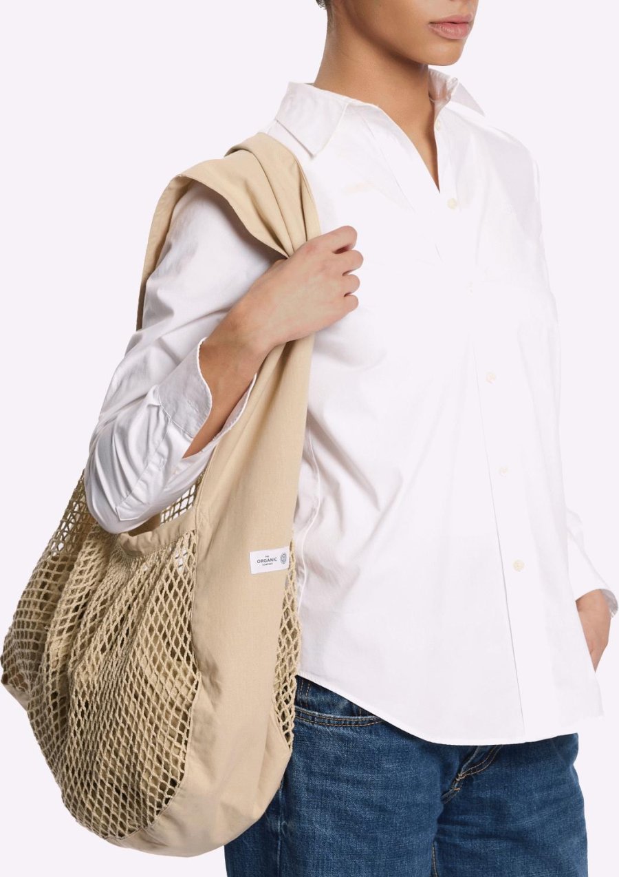 The Organic Company Net Schultertasche 45x44 cm, Pale Honey