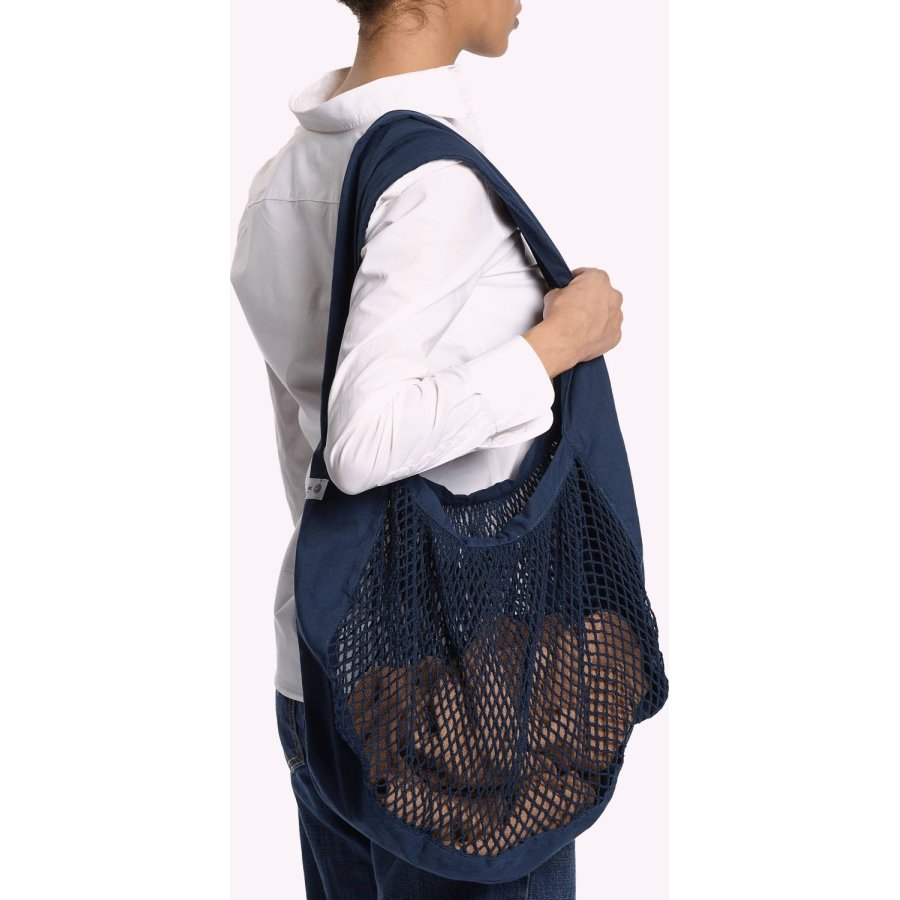 The Organic Company Net Schultertasche 45x44 cm, Dark Blue