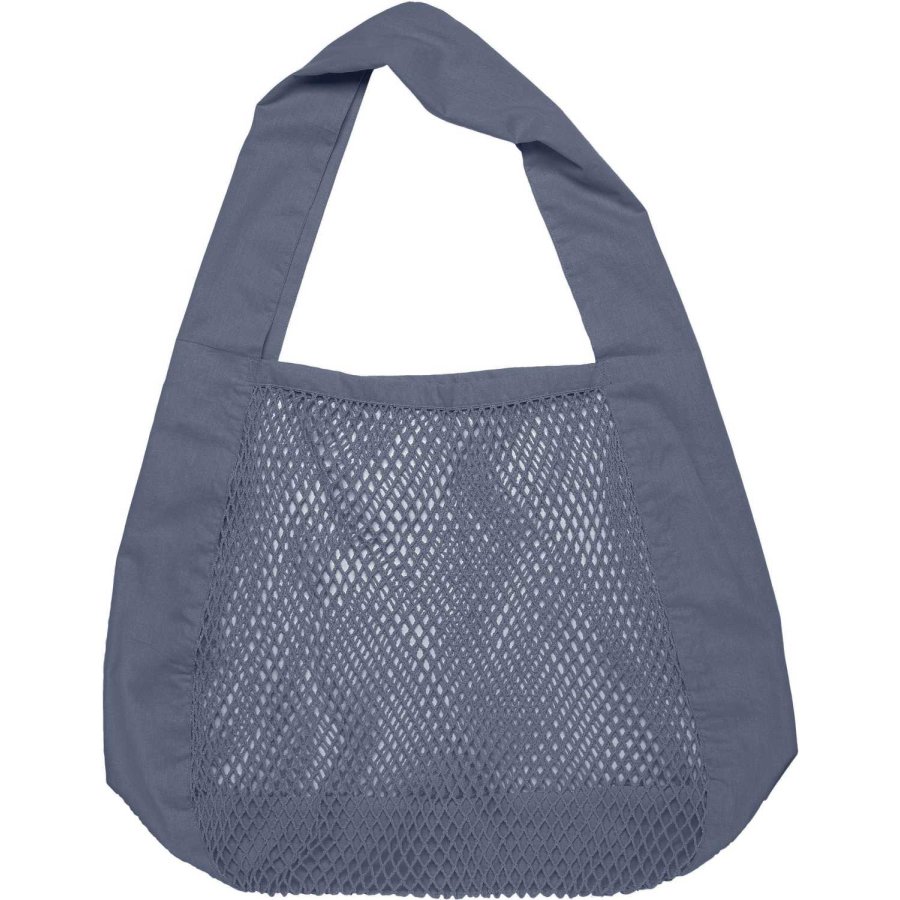 The Organic Company Net Schultertasche 45x44 cm, Grey Blue