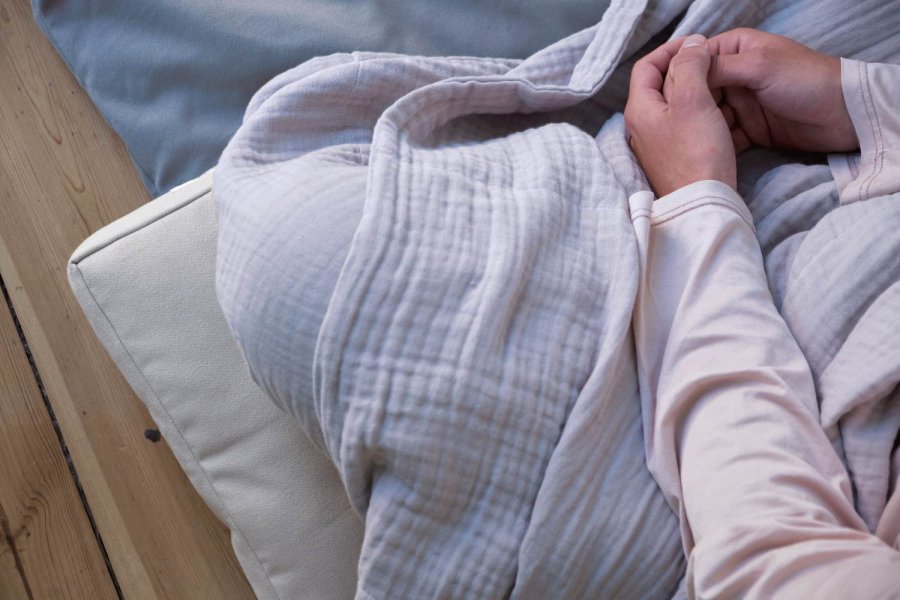 The Organic Company Meditationspude 30x5x20 cm, Stone