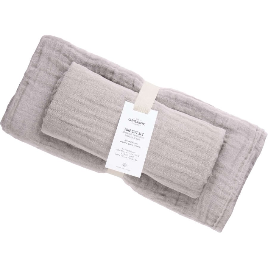 The Organic Company FINE Handtuch-Geschenkset, Dusty Lavender