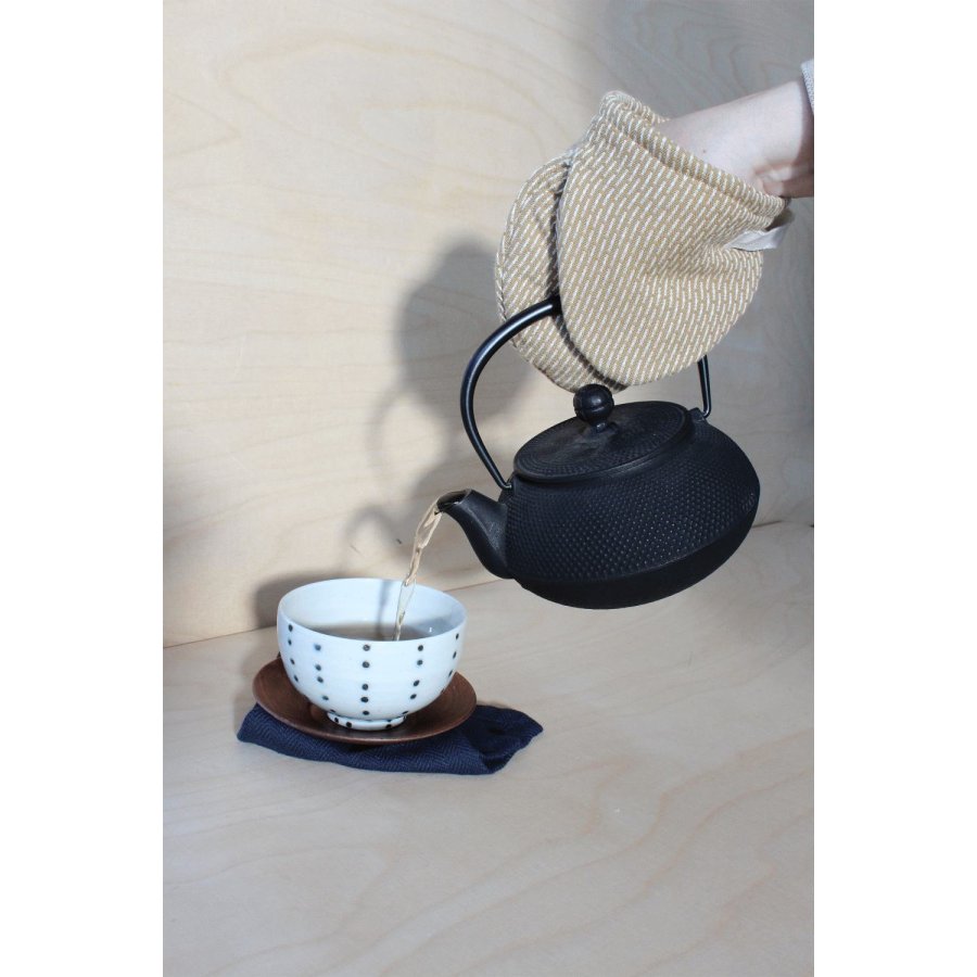 The Organic Company Ovnhandske 2 stk. 14x14 cm, Khaki Stone