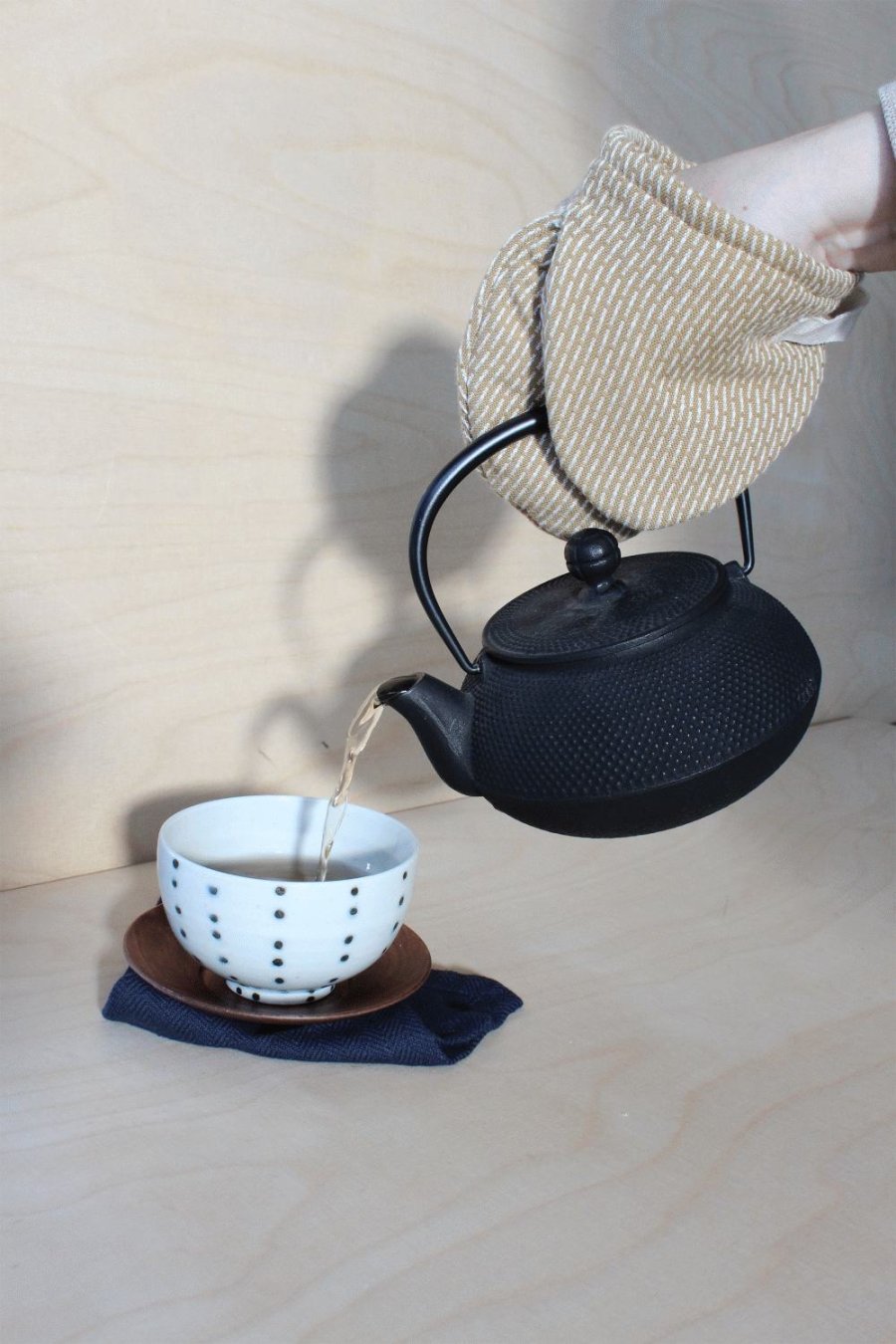 The Organic Company Ovnhandske 2 stk. 14x14 cm, Khaki Stone