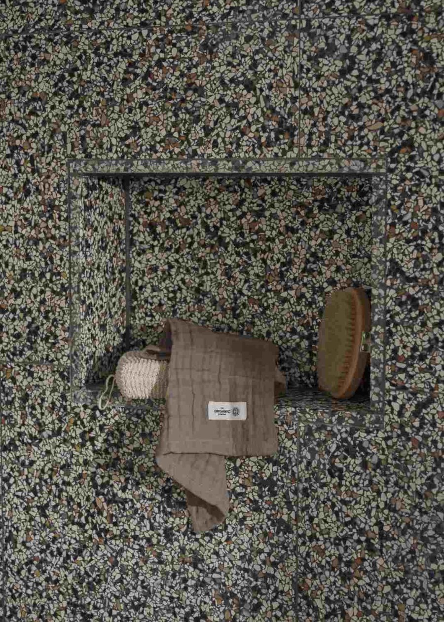 The Organic Company FINE Waschlappen 3er Set 30x30 cm, Clay