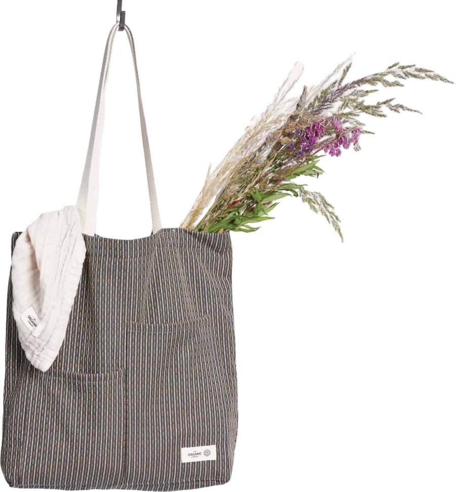 The Organic Company Piqu&eacute; Tote Bag 30x35 cm, Volcano