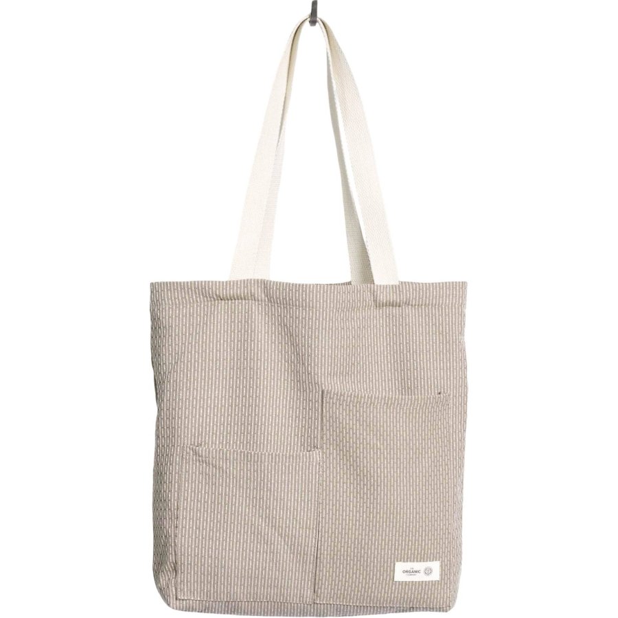 The Organic Company Piqu&eacute; Tote Bag 30x35 cm, Clay Stone