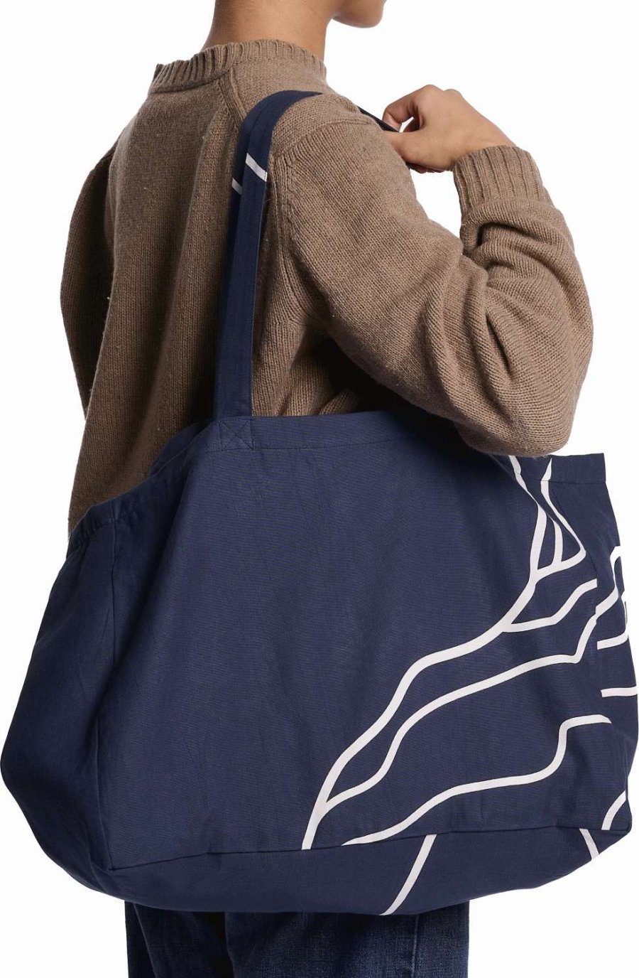 The Organic Company Reconnect Tasche 35x45 cm, Dark Blue