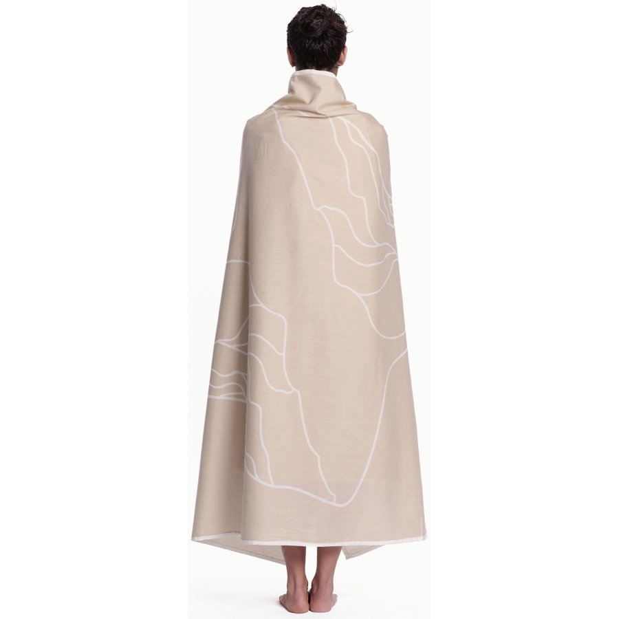The Organic Company Reconnect T�rkl�de 140x180 cm, Stone