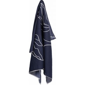 The Organic Company Reconnect T�rkl�de 140x180 cm, Dark Blue