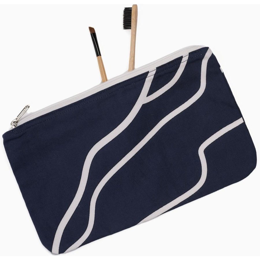 The Organic Company Reconnect Kosmetikpung 16x28 cm, Dark Blue