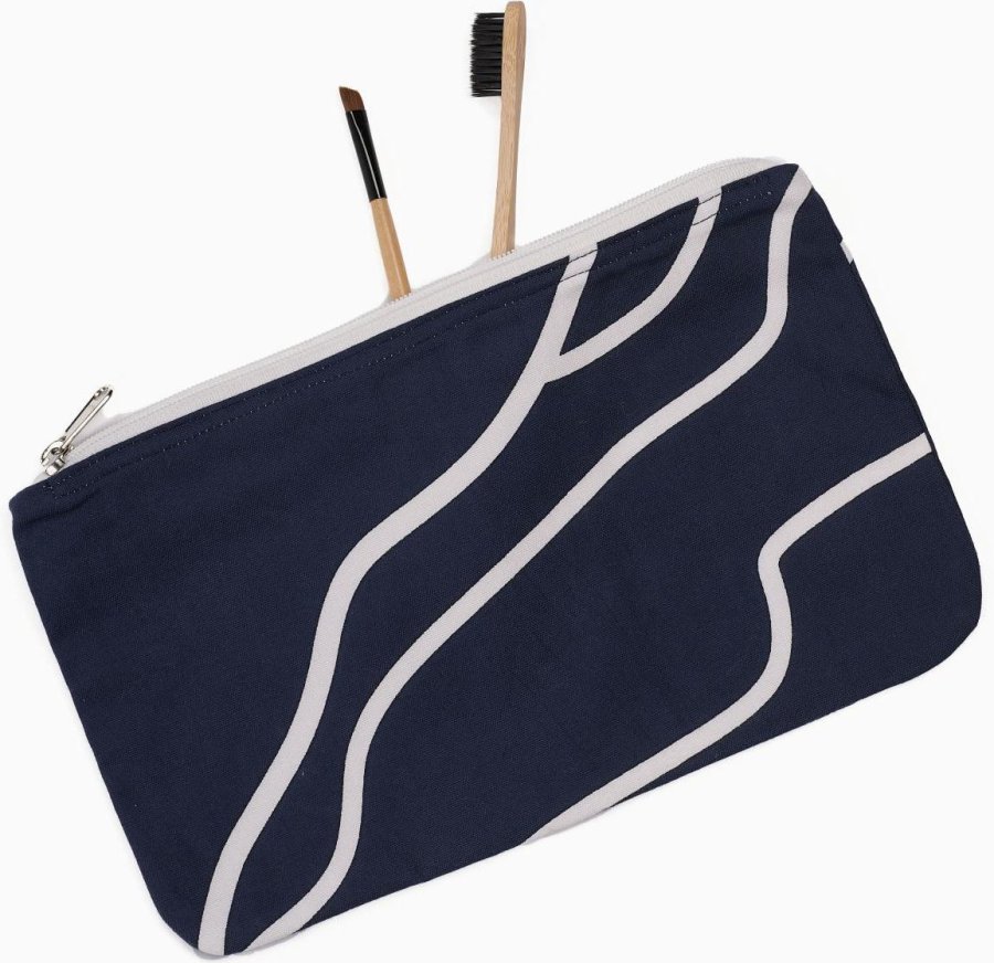 The Organic Company Reconnect Kosmetikpung 16x28 cm, Dark Blue