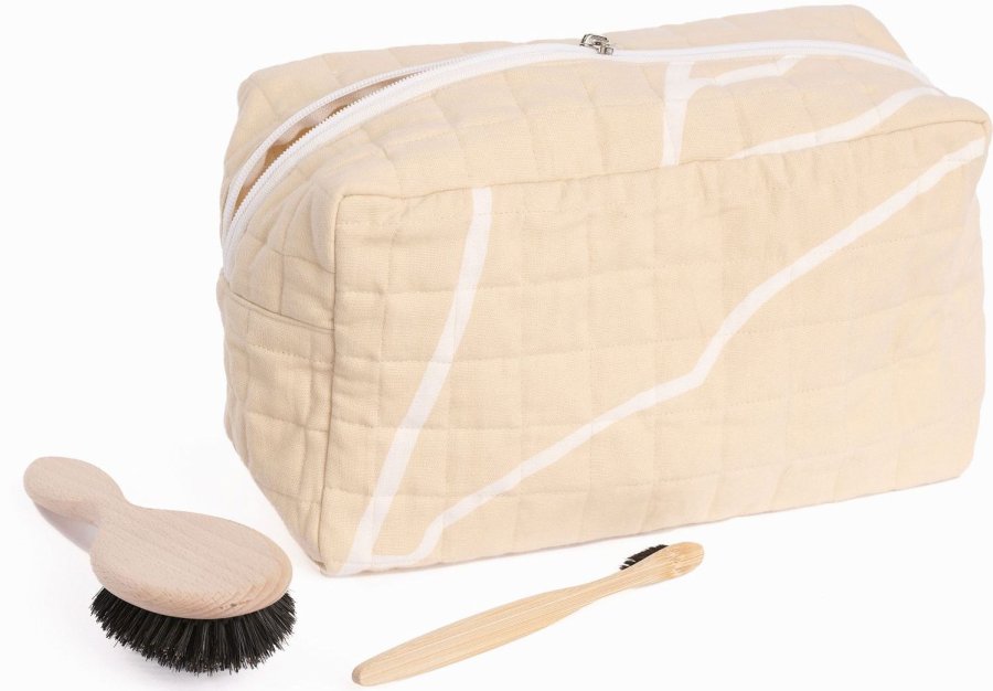 The Organic Company Reconnect Toilettaske 18x30 cm, Pale Honey