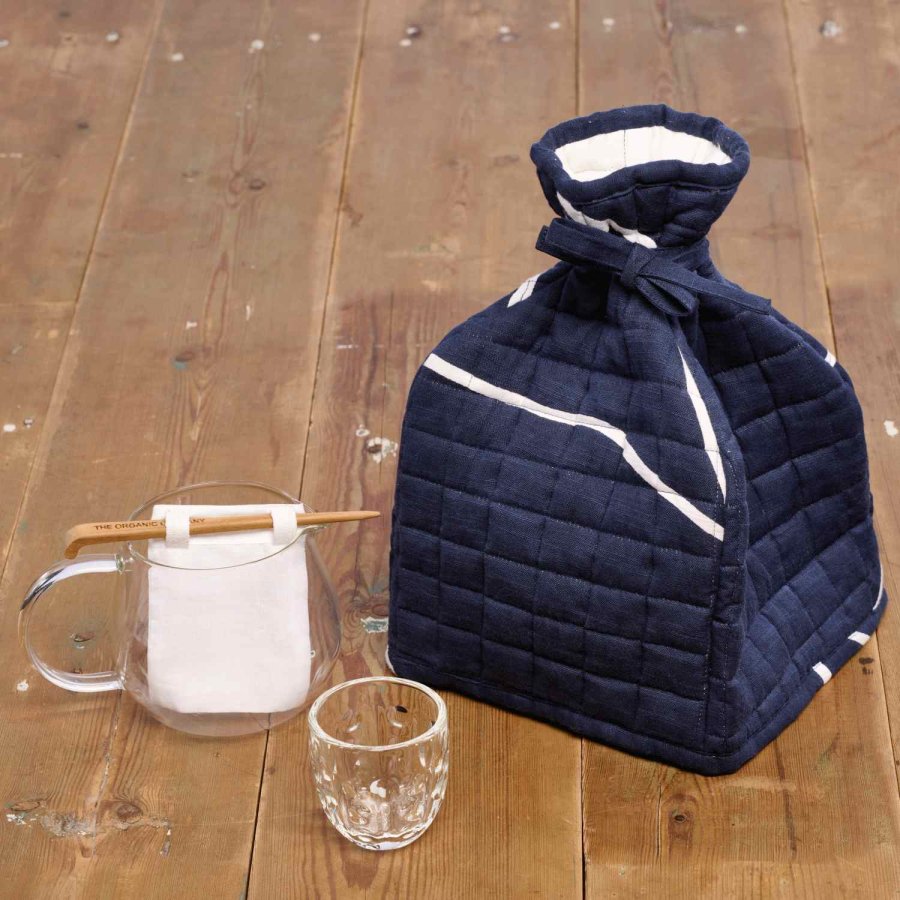 The Organic Company Reconnect Teh�tte 18x30 cm, Dark Blue