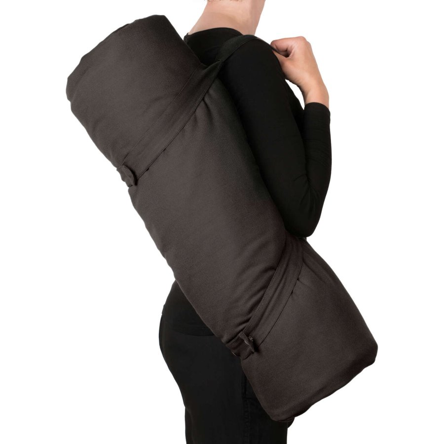 The Organic Company To Go Meditationsmadras 70x200 cm, Dark Grey