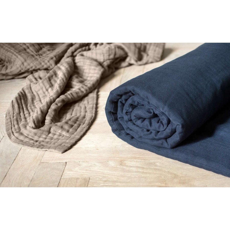 The Organic Company To Go Meditationsmadras 70x200 cm, Dark Blue