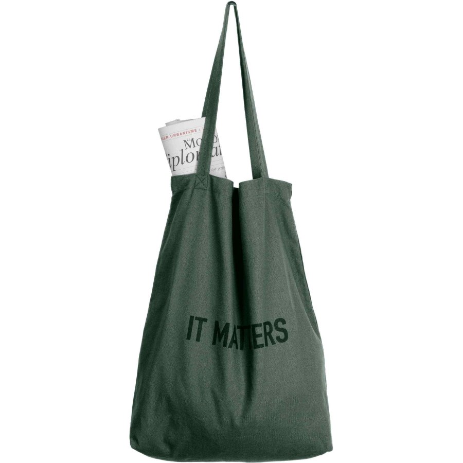 The Organic Company Genanvendelig Indkbsnet 50x35 cm, Dark Green
