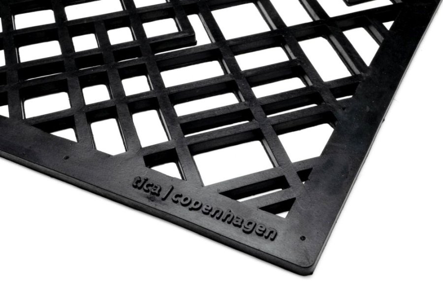 Tica Copenhagen Lines Fu&szlig;matte 40x60 cm, Schwarz