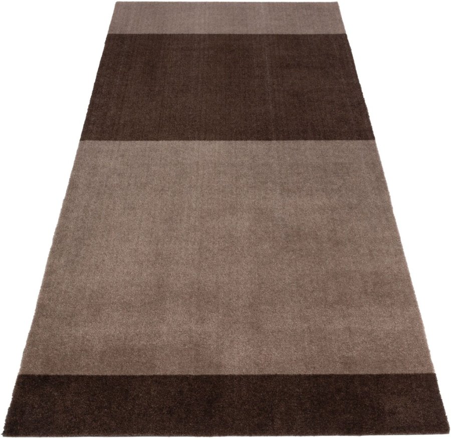 Tica Copenhagen Stripes Horizon Matte 90x200 cm, Sand/Braun