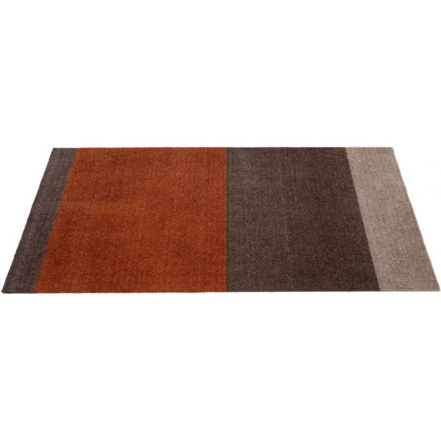 Tica Copenhagen Stripes Horizon Matte 67x120 cm, Sand/Braun/Terracota