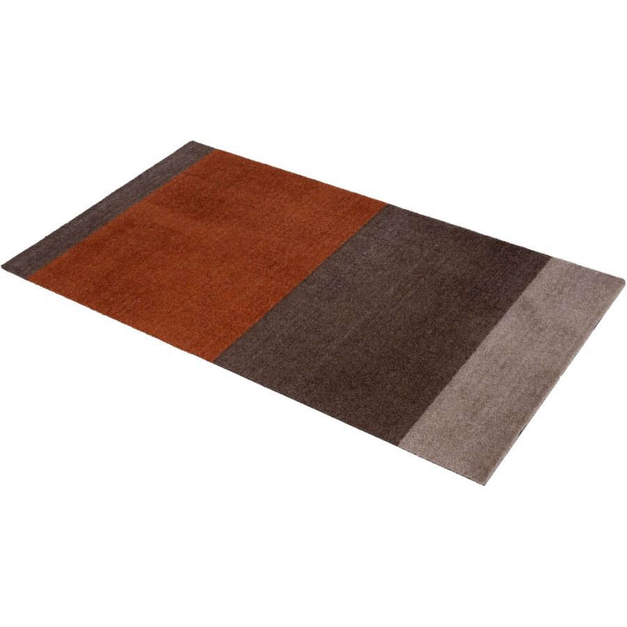 Tica Copenhagen Stripes Horizon Matte 67x120 cm, Sand/Braun/Terracota