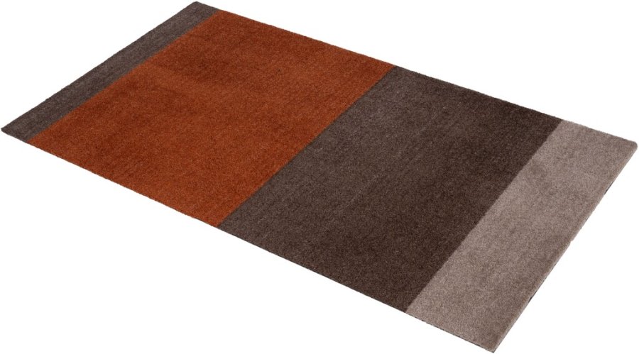 Tica Copenhagen Stripes Horizon Matte 67x120 cm, Sand/Braun/Terracota