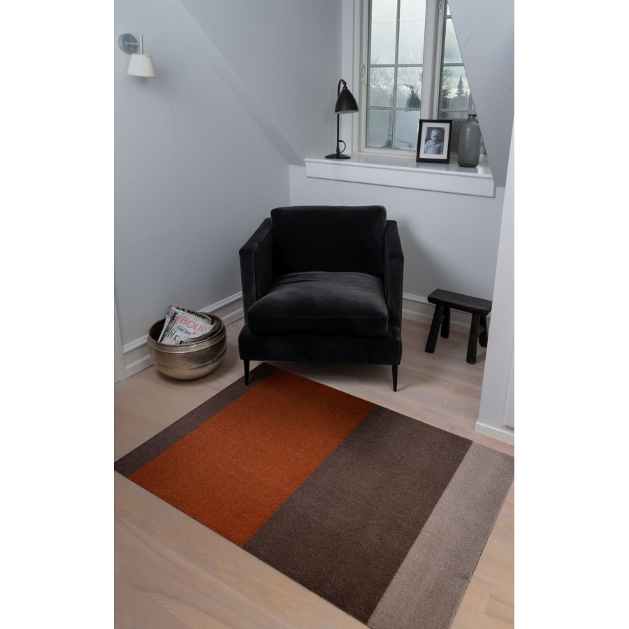 Tica Copenhagen Stripes Horizon Matte 90x130 cm, Sand/Braun/Terracota