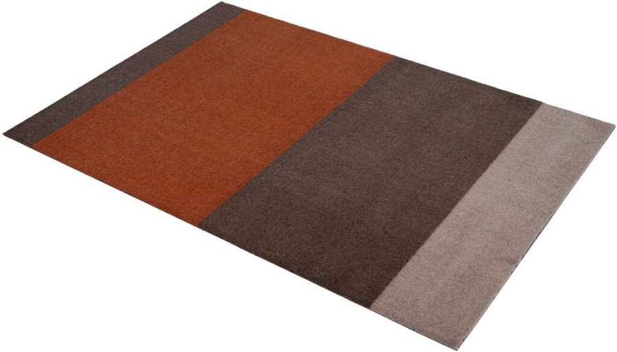 Tica Copenhagen Stripes Horizon Matte 90x130 cm, Sand/Braun/Terracota