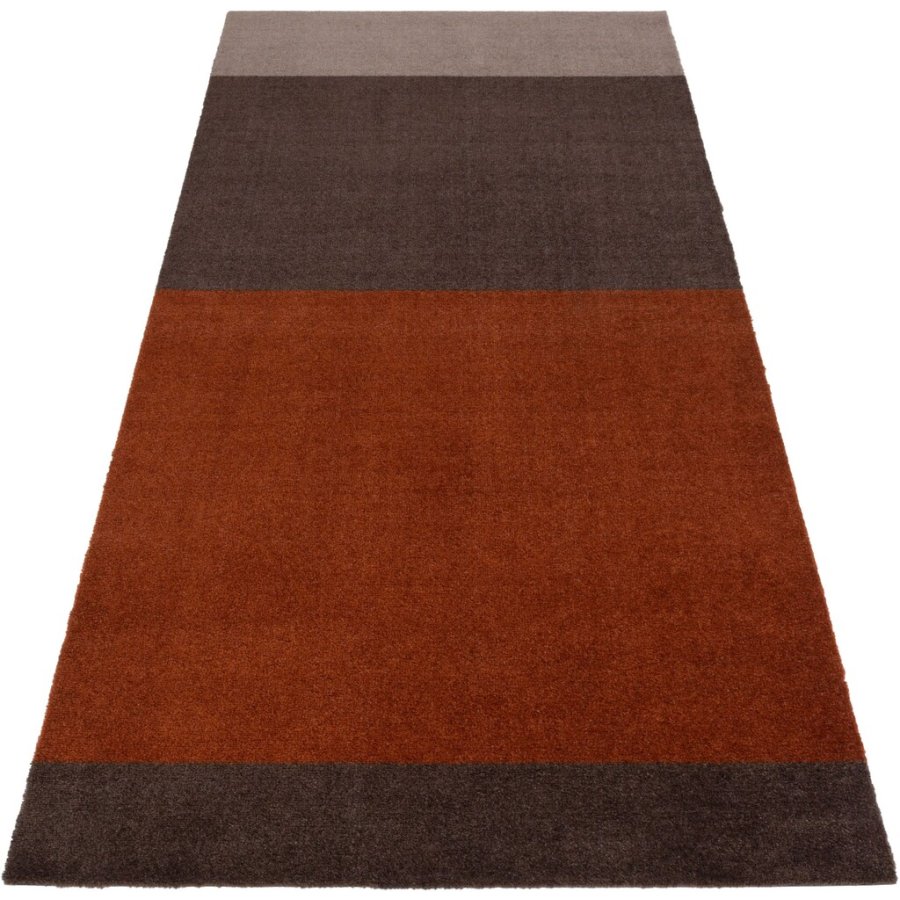 Tica Copenhagen Stripes Horizon Matte 90x200 cm, Sand/Braun/Terracota