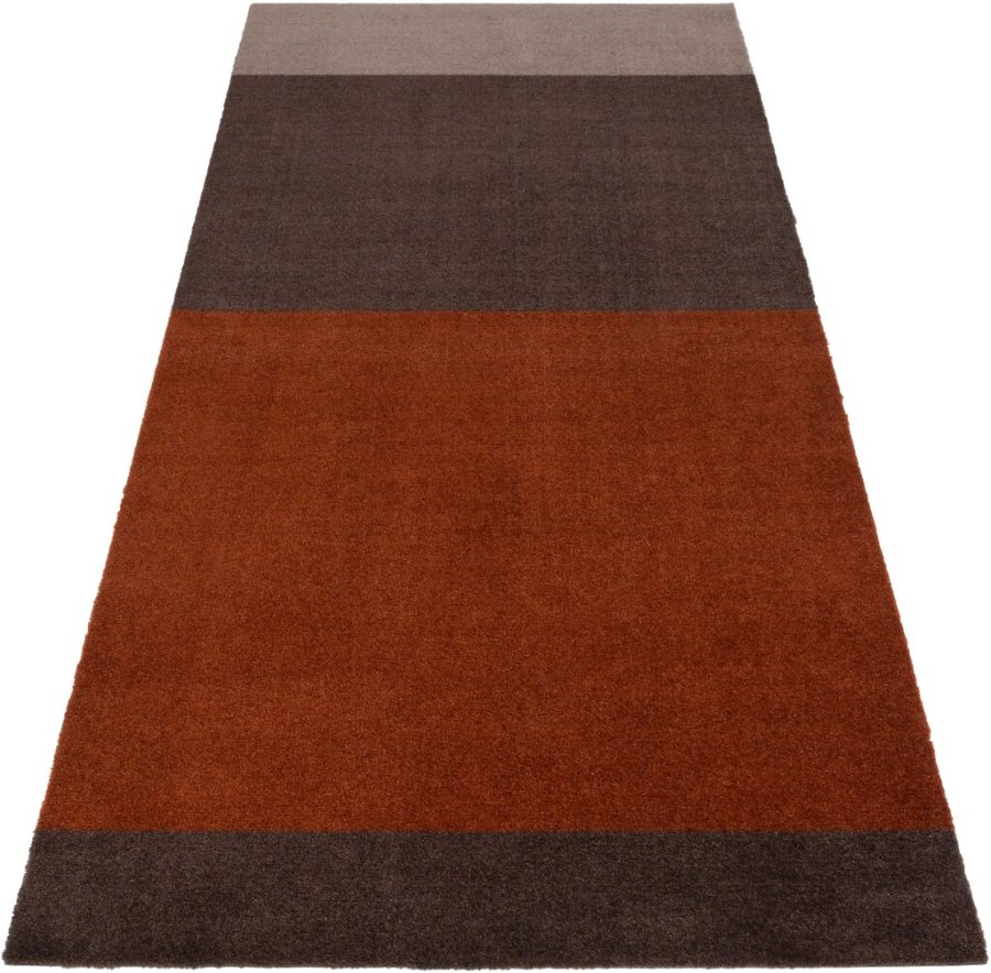 Tica Copenhagen Stripes Horizon Matte 90x200 cm, Sand/Braun/Terracota