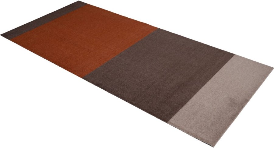 Tica Copenhagen Stripes Horizon Matte 90x200 cm, Sand/Braun/Terracota