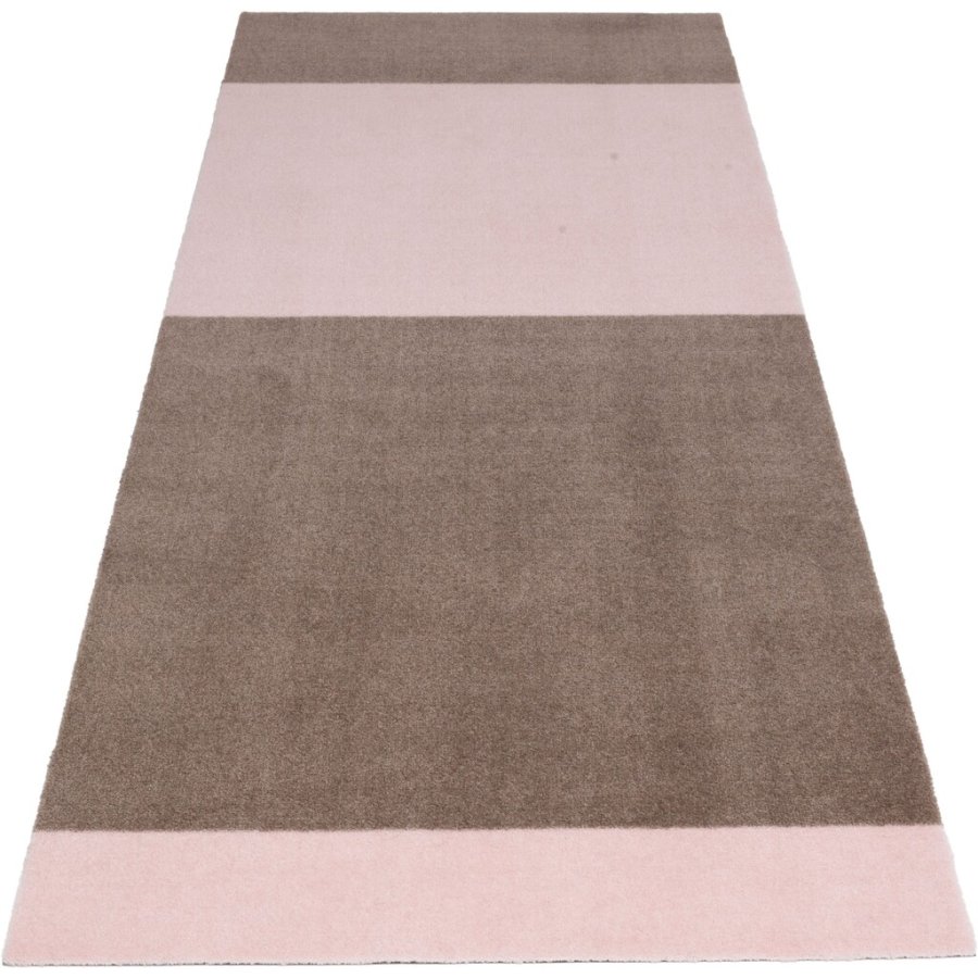 Tica Copenhagen Stripes Horizon Matte 90x200 cm, Sand/Rosa