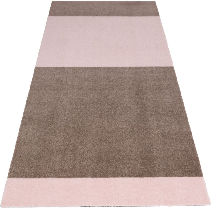 Tica Copenhagen Stripes Horizon Matte 90x200 cm, Sand/Rosa