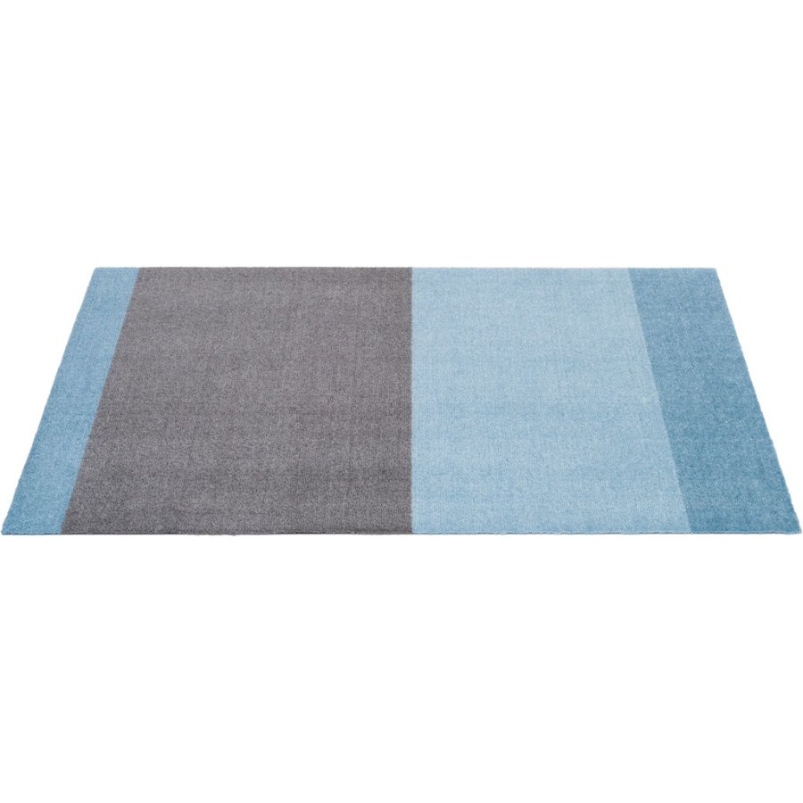 Tica Copenhagen Stripes Horizon Matte 67x120 cm, Blau/Stahlgrau