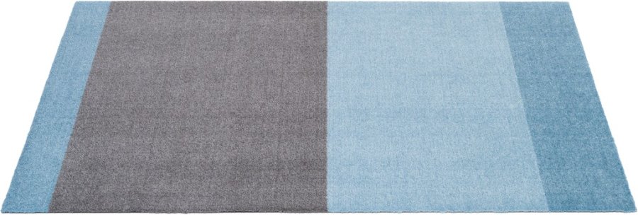 Tica Copenhagen Stripes Horizon Matte 67x120 cm, Blau/Stahlgrau