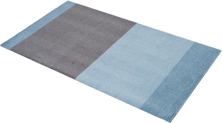 Tica Copenhagen Stripes Horizon Matte 67x120 cm, Blau/Stahlgrau