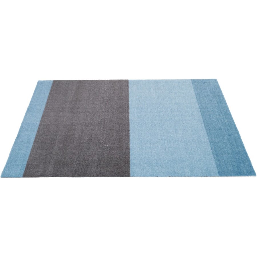 Tica Copenhagen Stripes Horizon Matte 90x130 cm, Blau/Stahlgrau